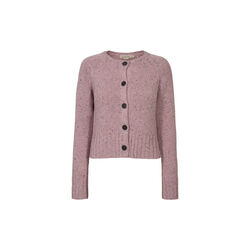 Cardigan i Dixit, rosa melange, ELISE GUG