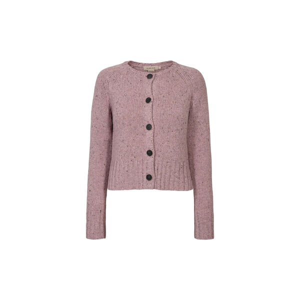 Cardigan i Dixit, rosa melange, ELISE GUG