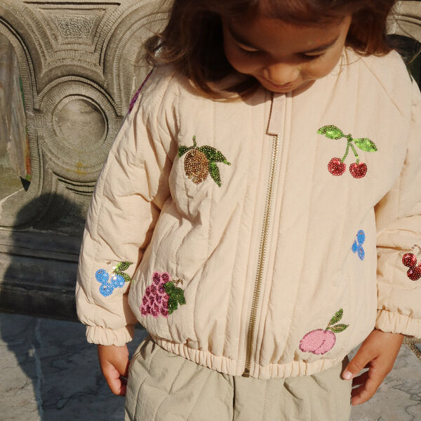 Juno Sequin Bomber Jacket, frappé, Konges Sløjd