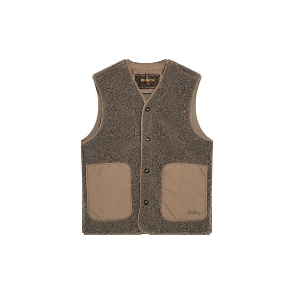 MMGHarry Waistcoat, dusty olive, MOS MOSH Gallery