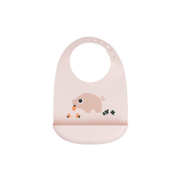 Pigee silikone hagesmæk, powder, Done by Deer