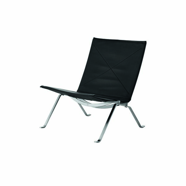 PK22™ loungestol, sort PK22™ loungestol, sort, Fritz Hansen