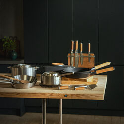 Norden Steel stegefad med låg Ø 28 cm, Fiskars