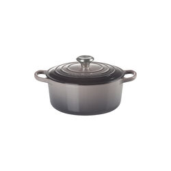 Signature rund gryde Ø 24 cm, flint, Le Creuset