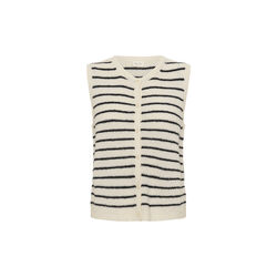 PimiraPW Waistcoat, eggnog/navy stripe, Part Two