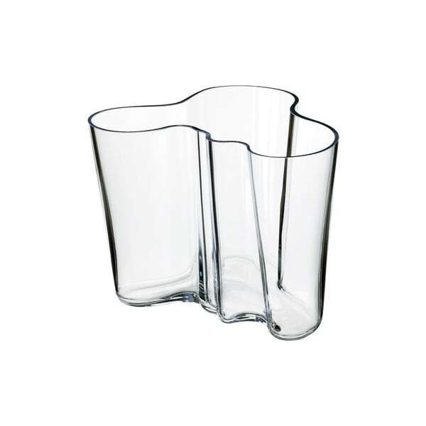 Alvar Aalto vase 16 cm, clear, Iittala