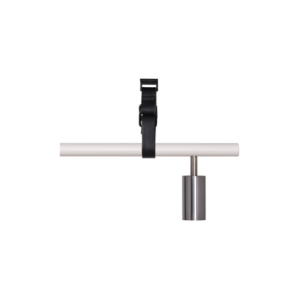 Long John 4 Spot Pendant Black Leather, white/steel, Rubn