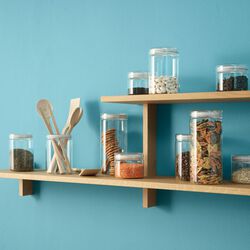 STORE-IT opbevaringsglas 1 L, light grey, RIG-TIG