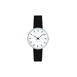 City Hall armbåndsur, white/steel/black City Hall armbåndsur, white/steel/black, Arne Jacobsen Watches