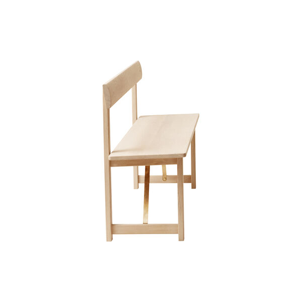 Position Bench 155, white oiled oak, Form & Refine