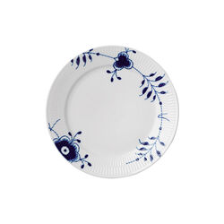 Bl&aring; Mega Riflet tallerken &Oslash; 27 cm, Nr. 8, Royal Copenhagen