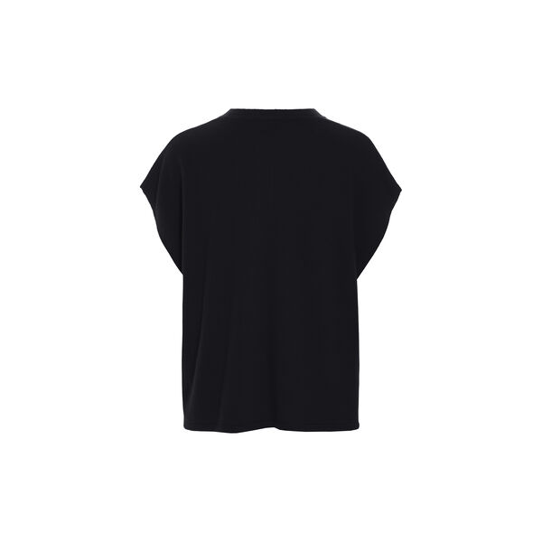 Kumo cashmere bluse med knapper, black, BITTE KAI RAND