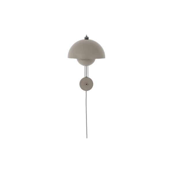 Flowerpot VP8 Wall Lamp, grey beige, &Tradition