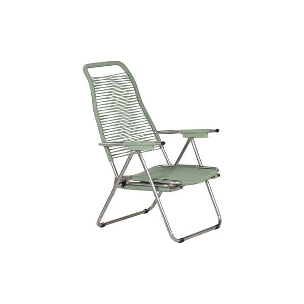 Spaghetti Outdoor Sunbed, sage green matt, FIAM