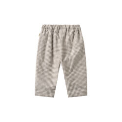 Trousers Lined Arne, greybrown check, Wheat