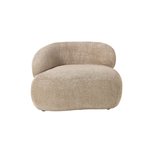 Alba Lounge Chair, teddy boucl&eacute; beige, Westwing Collection