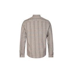 Marco Linen Check Shirt, bleached sand, MOS MOSH Gallery