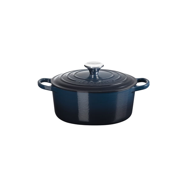 Signature rund st&oslash;bejernsgryde &Oslash; 24 cm, nuit, Le Creuset