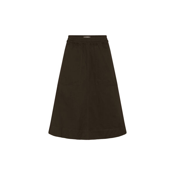 HaikoIW Pullon Skirt, chocolate brown, InWear