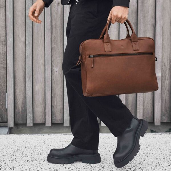 KnoxMBG Laptop Bag, cognac, Markberg