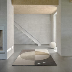 Radiality gulvt&aelig;ppe, olive, Linie Design