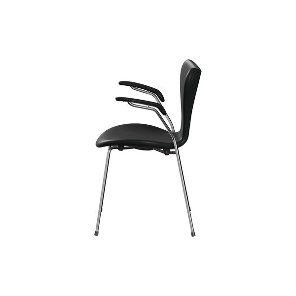 Serie 7&trade; 3207 fuldpolstret stol, Grace Black, Fritz Hansen