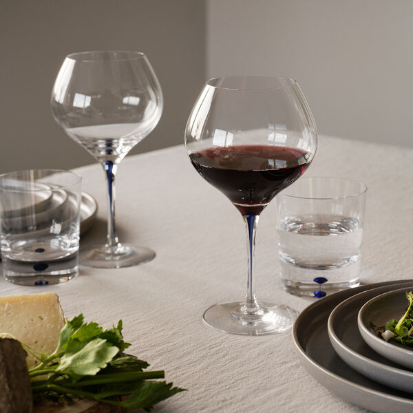 Intermezzo Blue Bouquet vinglas, Orrefors