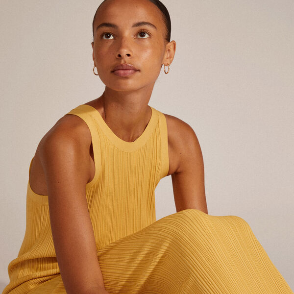 EDDY recycled organiske store hoops, guldbelagt, Pilgrim