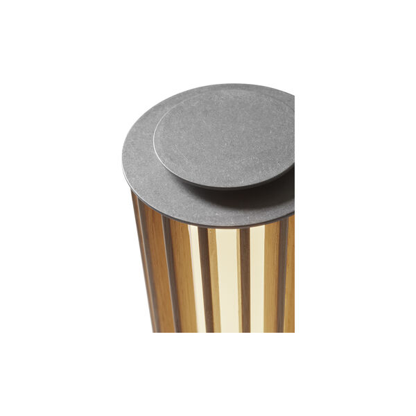 Numbra TY3 | Lacquered Oak/Tumbled Aluminium | Transportabel Lampe, &Tradition