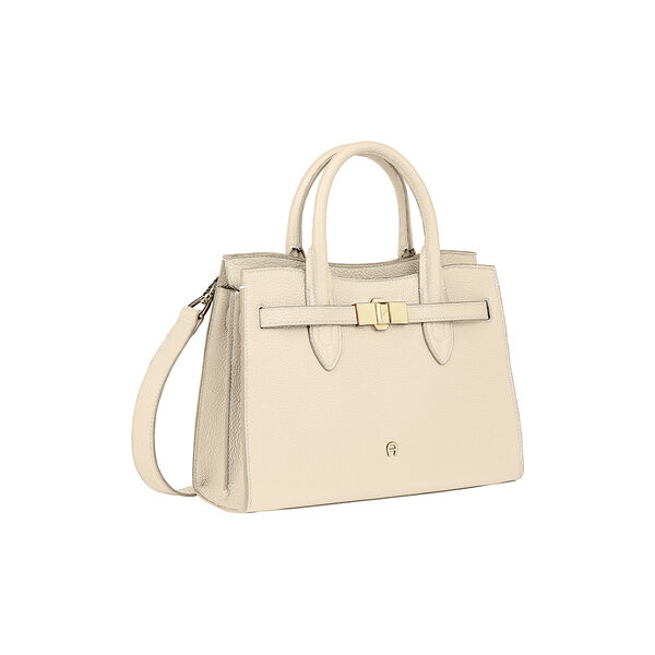 Farah M Handbag, macadamia white, Aigner