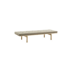 BPS115 Daybed, untreated oak/2494 153 earth BPS115 Daybed, untreated oak/2494 153 earth, Bernh. Pedersen & Søn