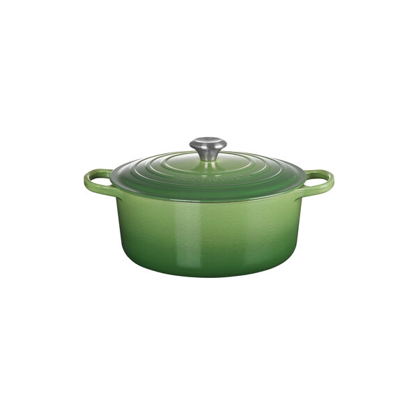 Signature rund gryde &Oslash; 28 cm, bamboo green, Le Creuset