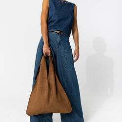 High waisted denim pants - Anna fit, dark blue denim High waisted denim pants - Anna fit, dark blue denim, Coster Copenhagen