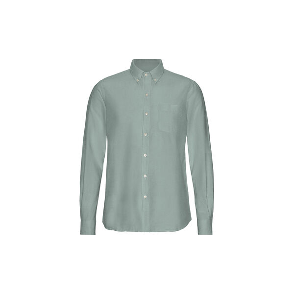 Organic Button Down Shirt, steel blue, Colorful Standard