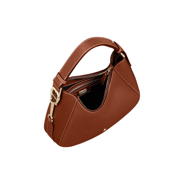 Joan M Hobo-Bag, dark cognac, Aigner