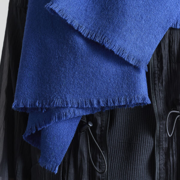 Block wool tørklæde, twilight blue, BITTE KAI RAND