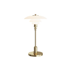 PH 2/1 Portable bordlampe, brass, Louis Poulsen
