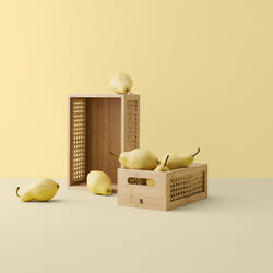 BAMBOO BOX opbevaringskasse, bamboo, RIG-TIG