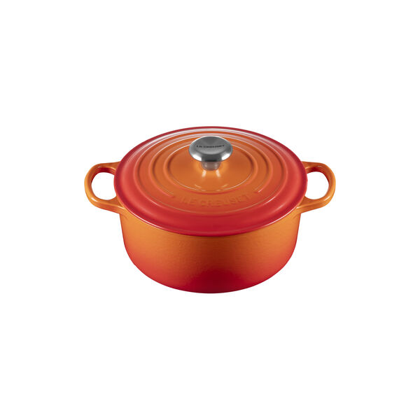 Signature rund st&oslash;bejernsgryde &Oslash; 24 cm, volcanic, Le Creuset