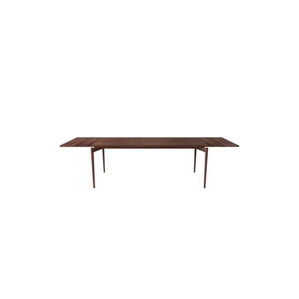 PURE spisebord L190 inkl. 2 till&aelig;gsplader, naturolieret valn&oslash;d, Bruunmunch Furniture