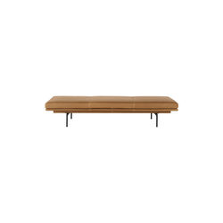 Outline Daybed, refine leather cognac/black, Muuto