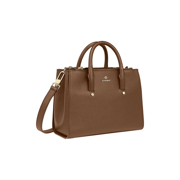 Ivy Handbag | Saddle Brown | H&aring;ndtaske, Aigner