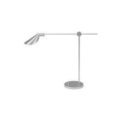 MS021 bordlampe, polished steel, Fritz Hansen