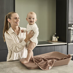 Leander Woodland Topper til puslepude, clay, Leander