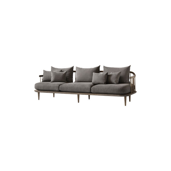 Fly SC12 3-seater Sofa, Hot Madison 093/smoked oiled oak Fly SC12 3-seater Sofa, Hot Madison 093/smoked oiled oak, &Tradition