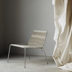 Noel Lounge Chair, steel/nature, Thorup Copenhagen