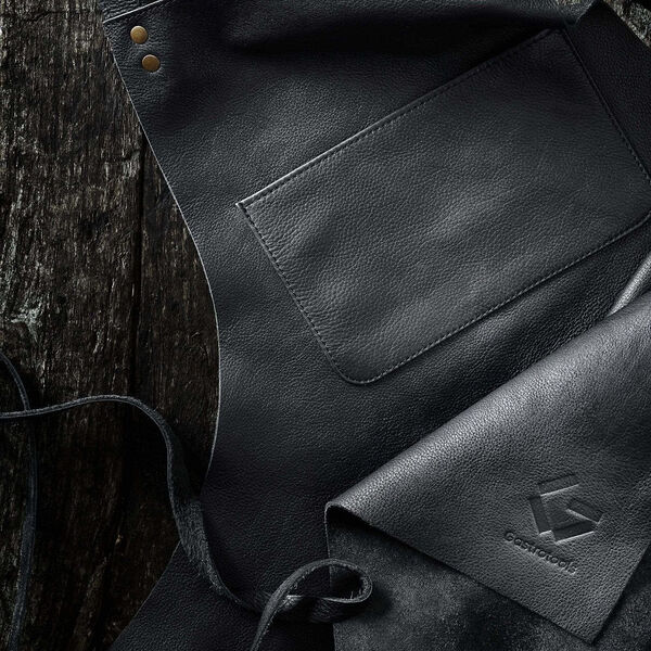 L&aelig;derforkl&aelig;de, sort, Gastrotools