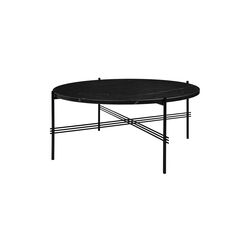 TS Coffee Table Ø80, black marquina marble TS Coffee Table Ø80, black marquina marble, GUBI