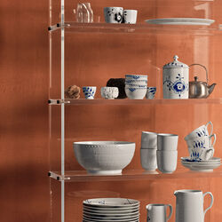 Hvid Halvblonde sk&aring;l 310 cl, Royal Copenhagen