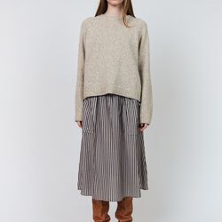 AkaneLL Midi Skirt, beige, Lollys Laundry